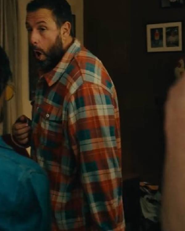 Happy Gilmore 2 Adam Sandler Checkered Plaid Shirt