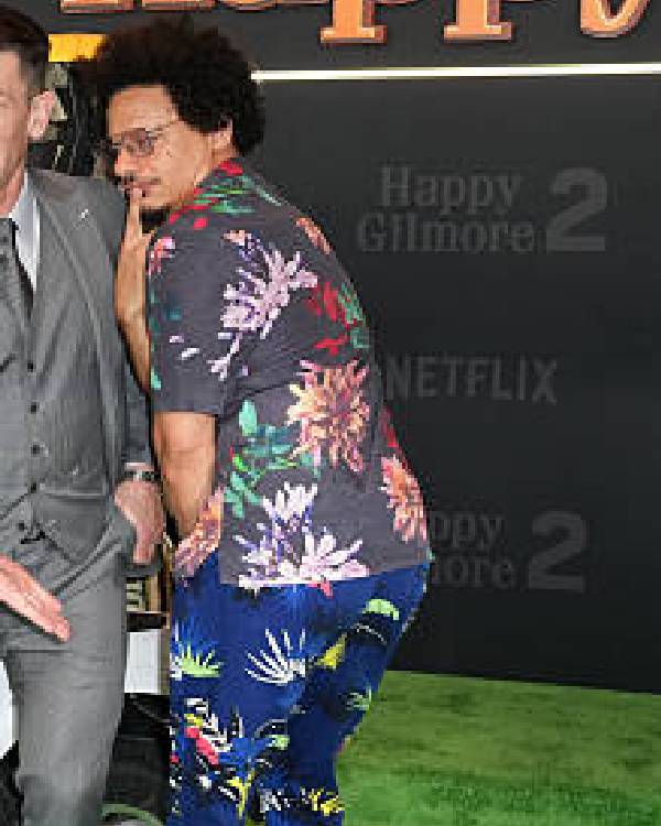Happy Gilmore 2 Premiere Eric André NYC Floral Shirt