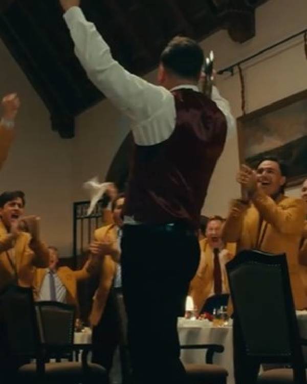 Happy Gilmore 2 Travis Kelce Maroon Vest