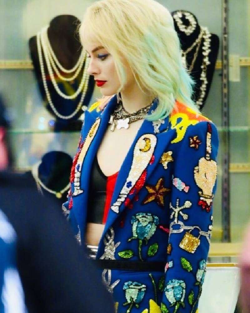 Harley Quinn Birds of Prey Sequin Blazer