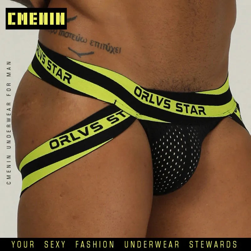 Orvls Men’s Mesh Jockstrap – Breathable Low-Rise Support Underwear