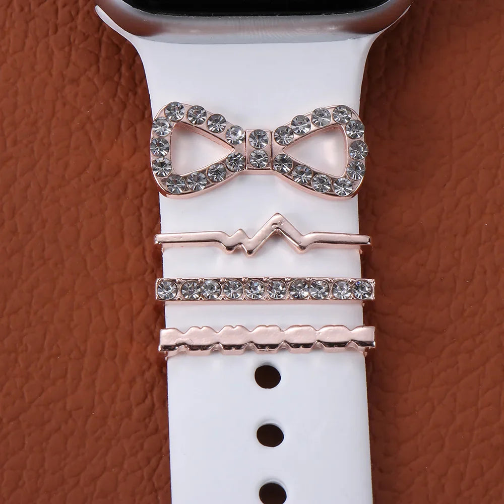 Decorative Metal Charms For Apple Watch Bands