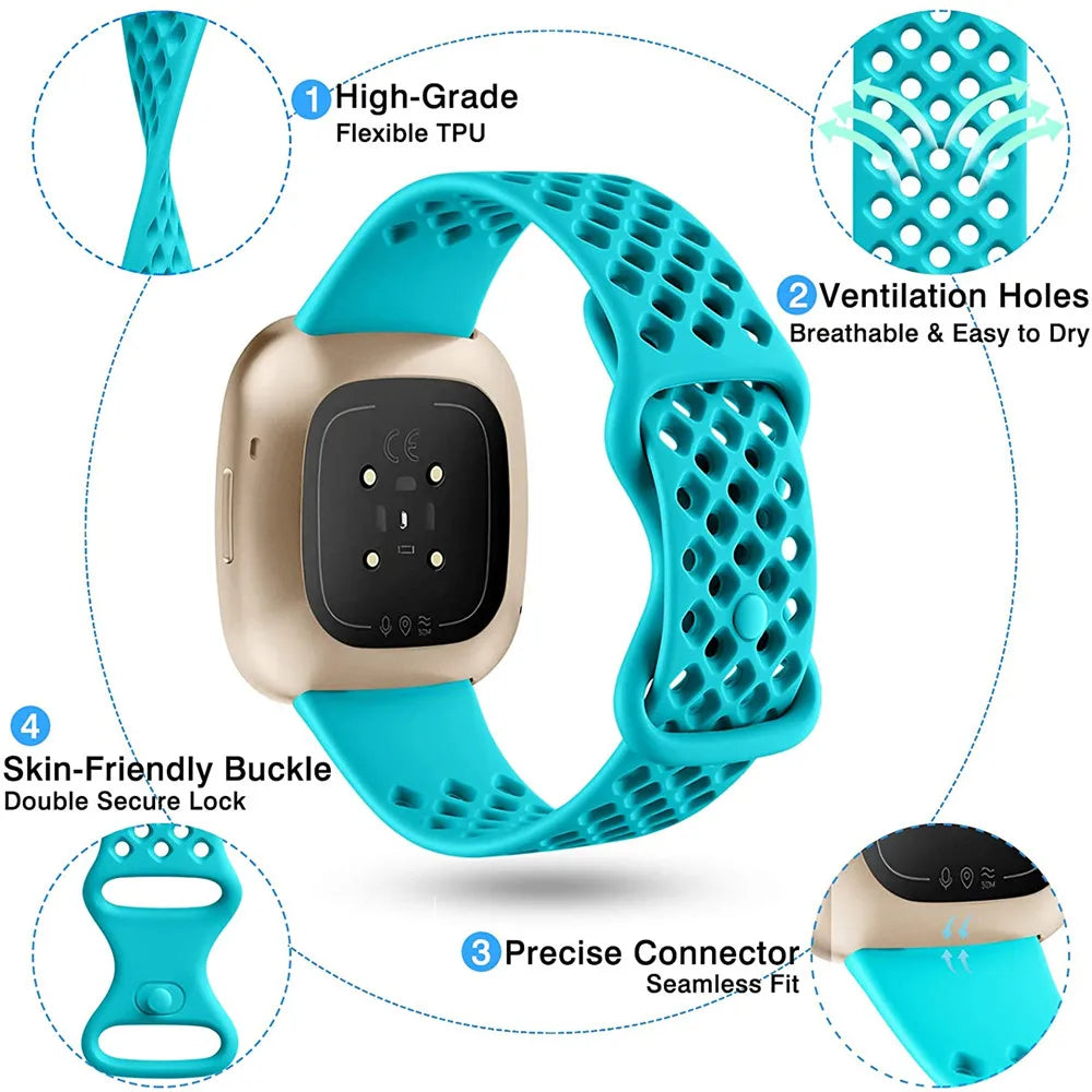 Breathable Sport Fitbit Versa & Sense Bands