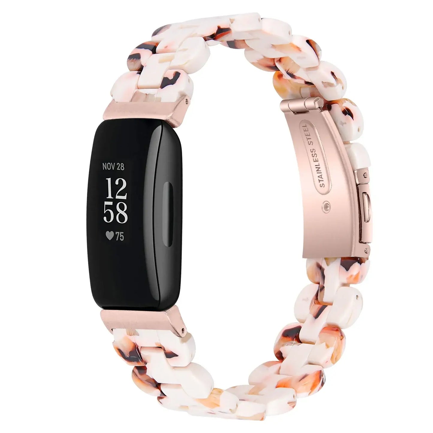 Fitbit Inspire 3, 2, 1, HR Resin Band - Durable, Lightweight