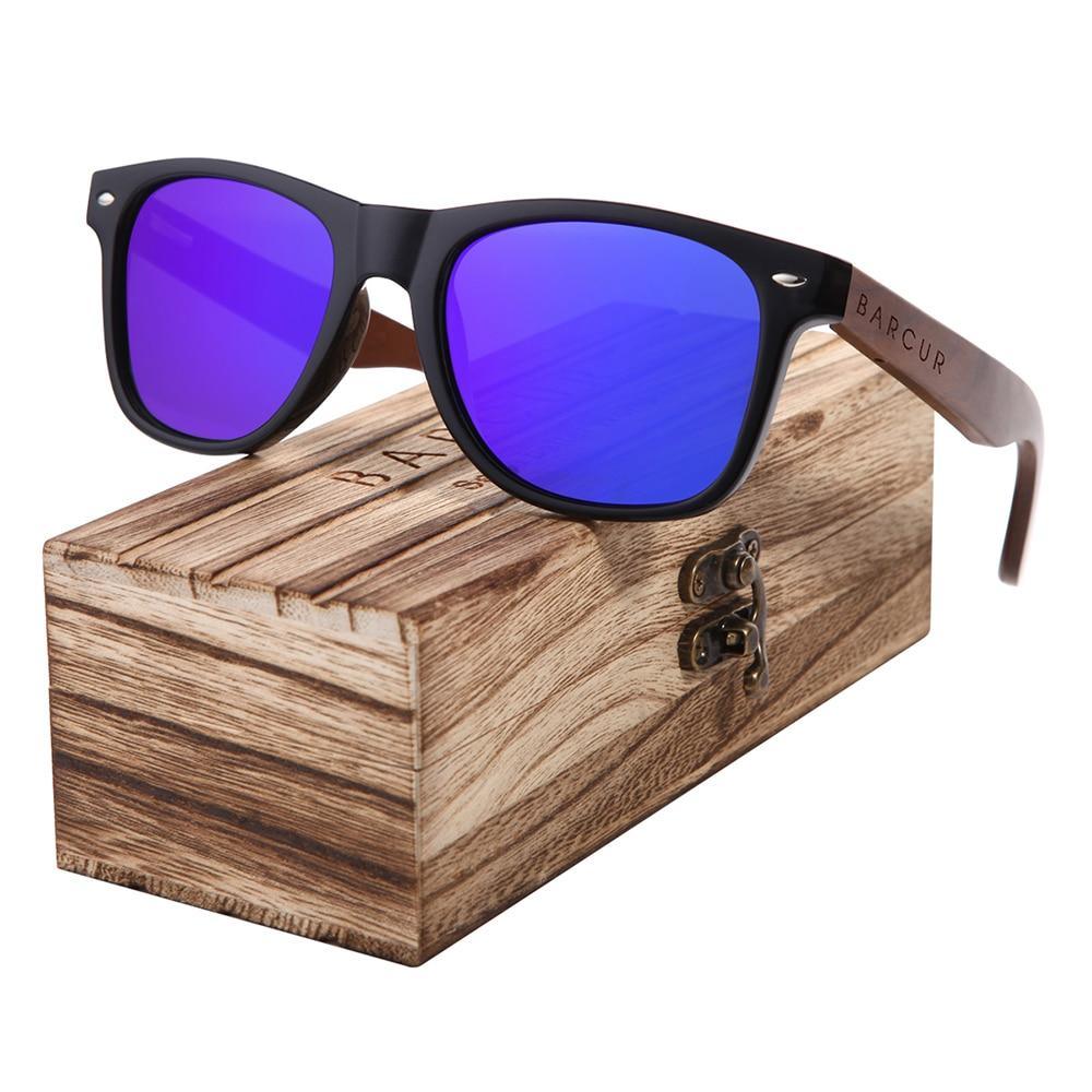 Wood Elegant Modern Classic Universal Men and Woman Sunglasses With Polarized Glasses and UV400 Protection