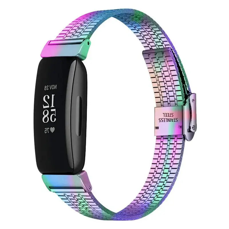Fitbit Inspire 2, 1 Steel Band - Durable Metal Strap