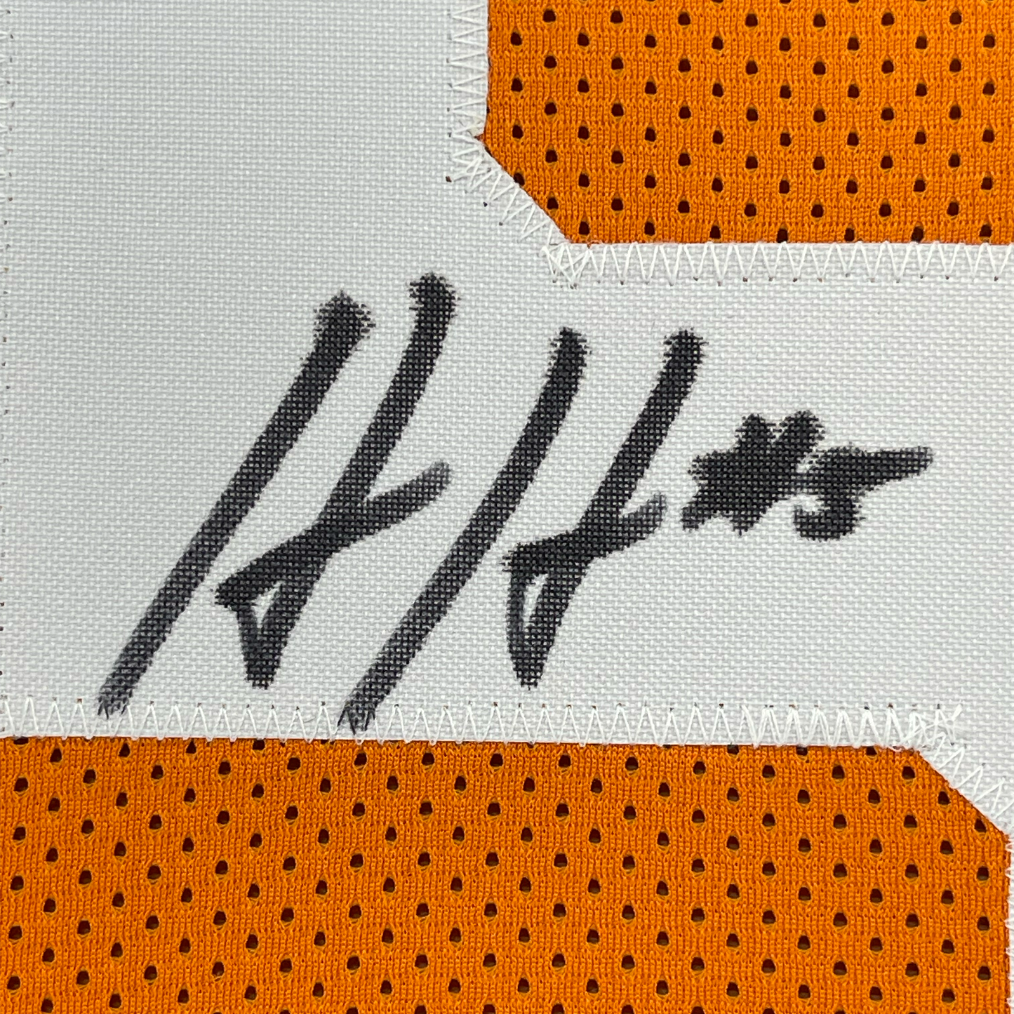 Framed Autographed/Signed Hendon Hooker 35x39 Tennessee Orange College Football Jersey PSA/DNA COA