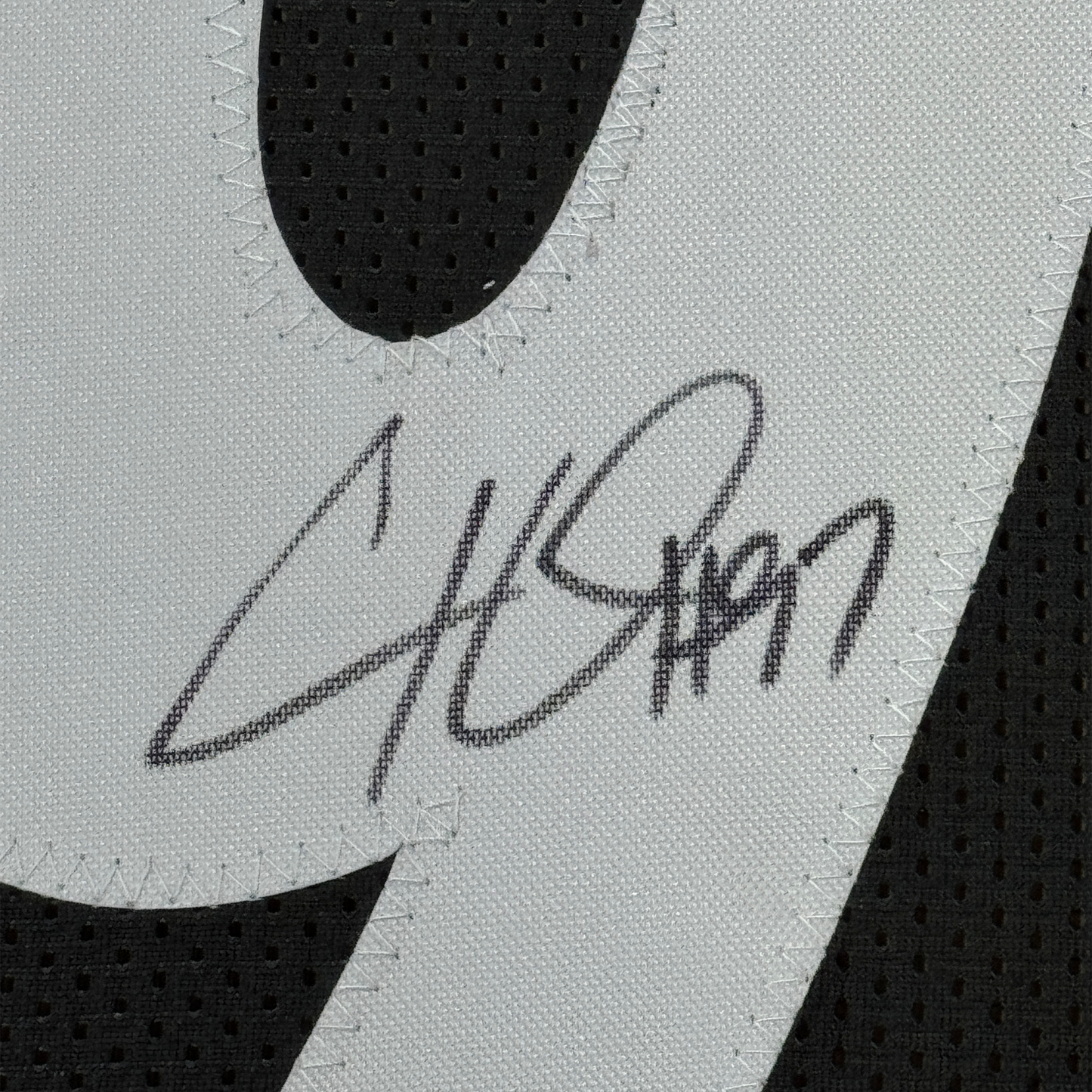 Framed Autographed/Signed Cameron Cam Heyward 35x39 Pittsburgh Black Football Jersey JSA COA