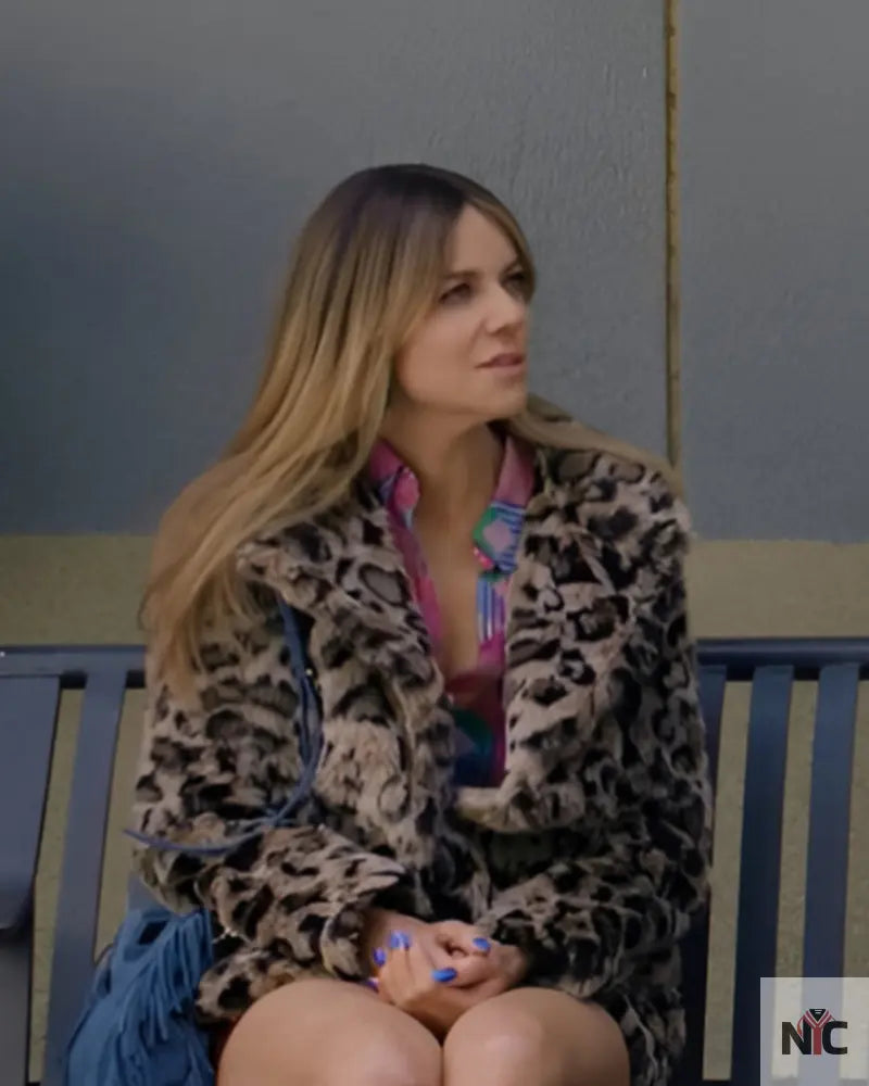High Potential 2024 Kaitlin Olson Leopard Coat