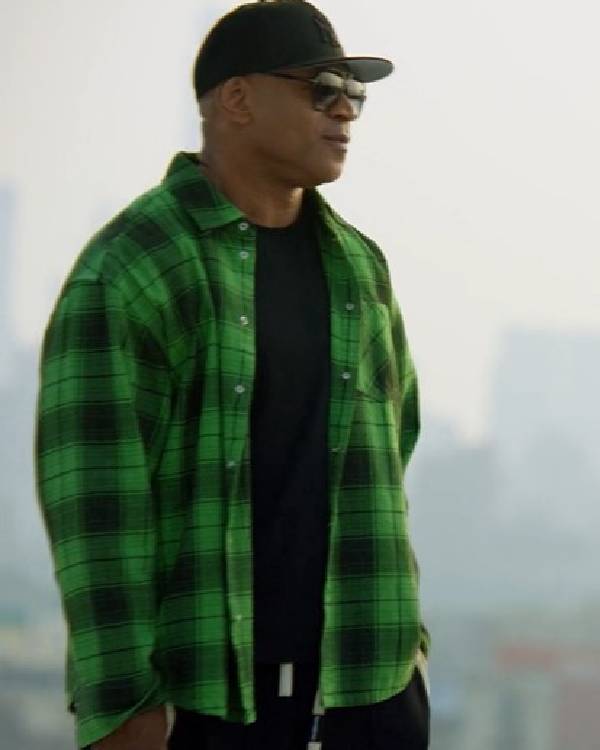 Hip Hop Was Born Here LL Cool J Green Plaid Shirt