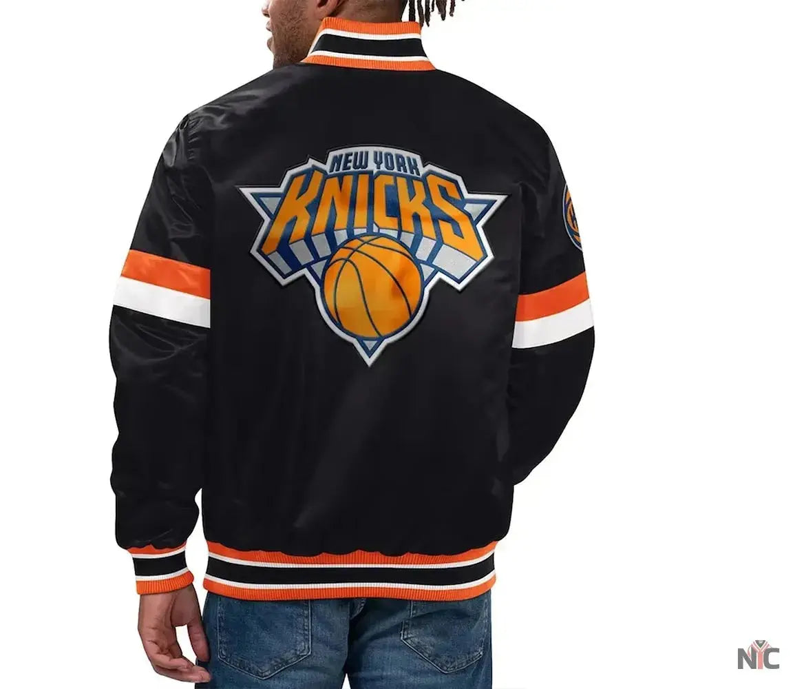Home Game New York Knicks Black Jacket