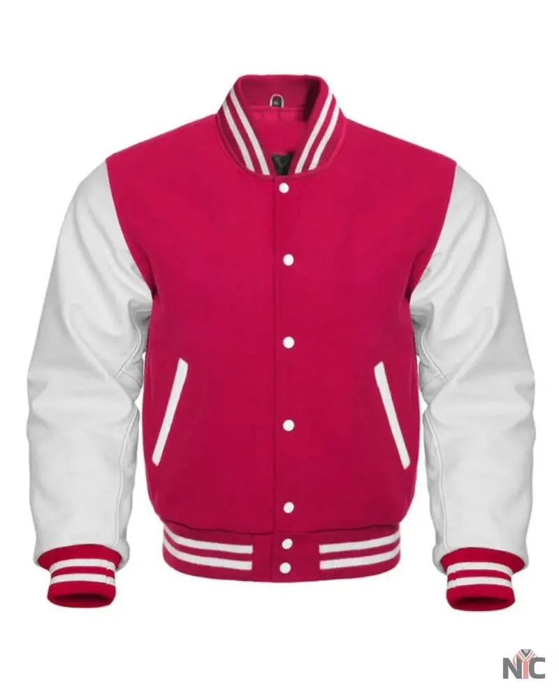 Hot Pink Varsity Jacket