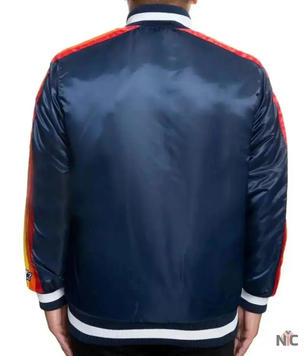 Houston Astros Bomber Blue Jacket