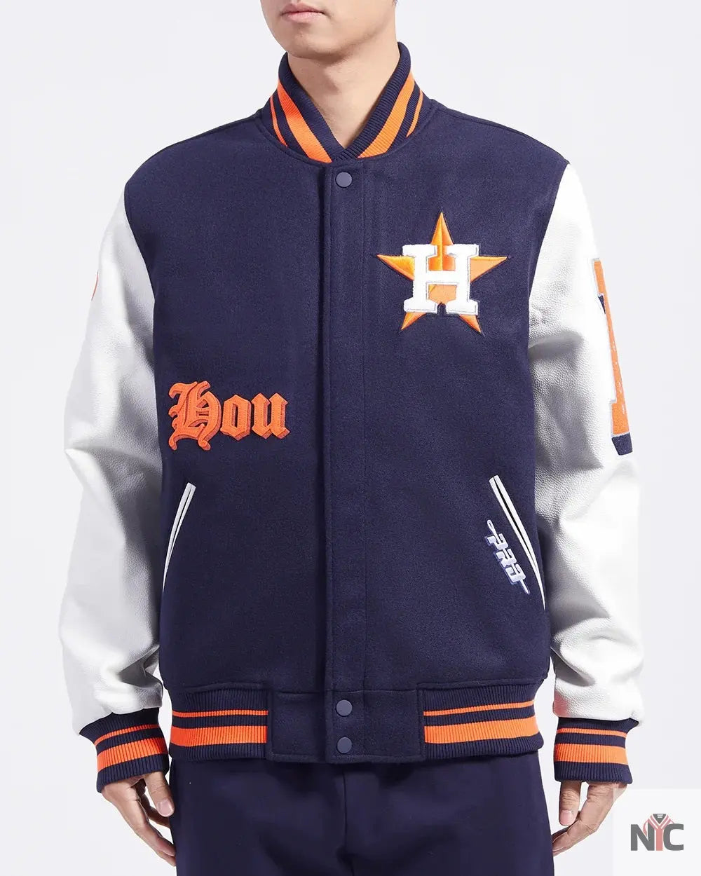 Houston Astros Old English Varsity Jacket