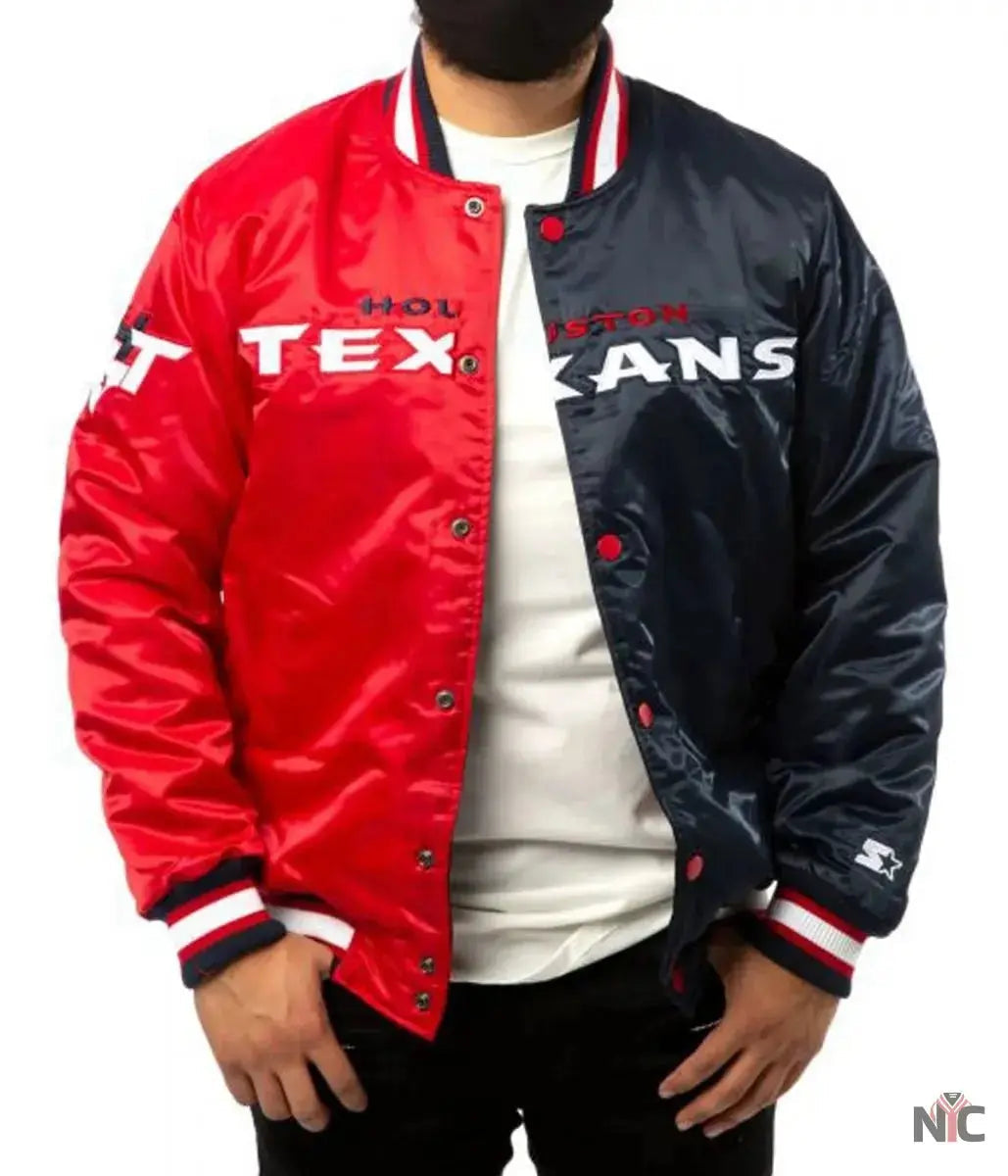 Houston Texans Starter Satin Jacket