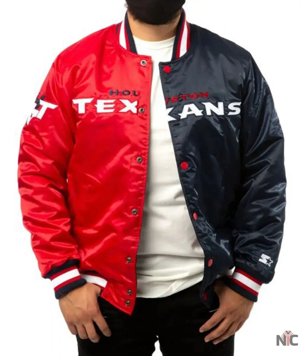 Houston Texans Starter Satin Jacket