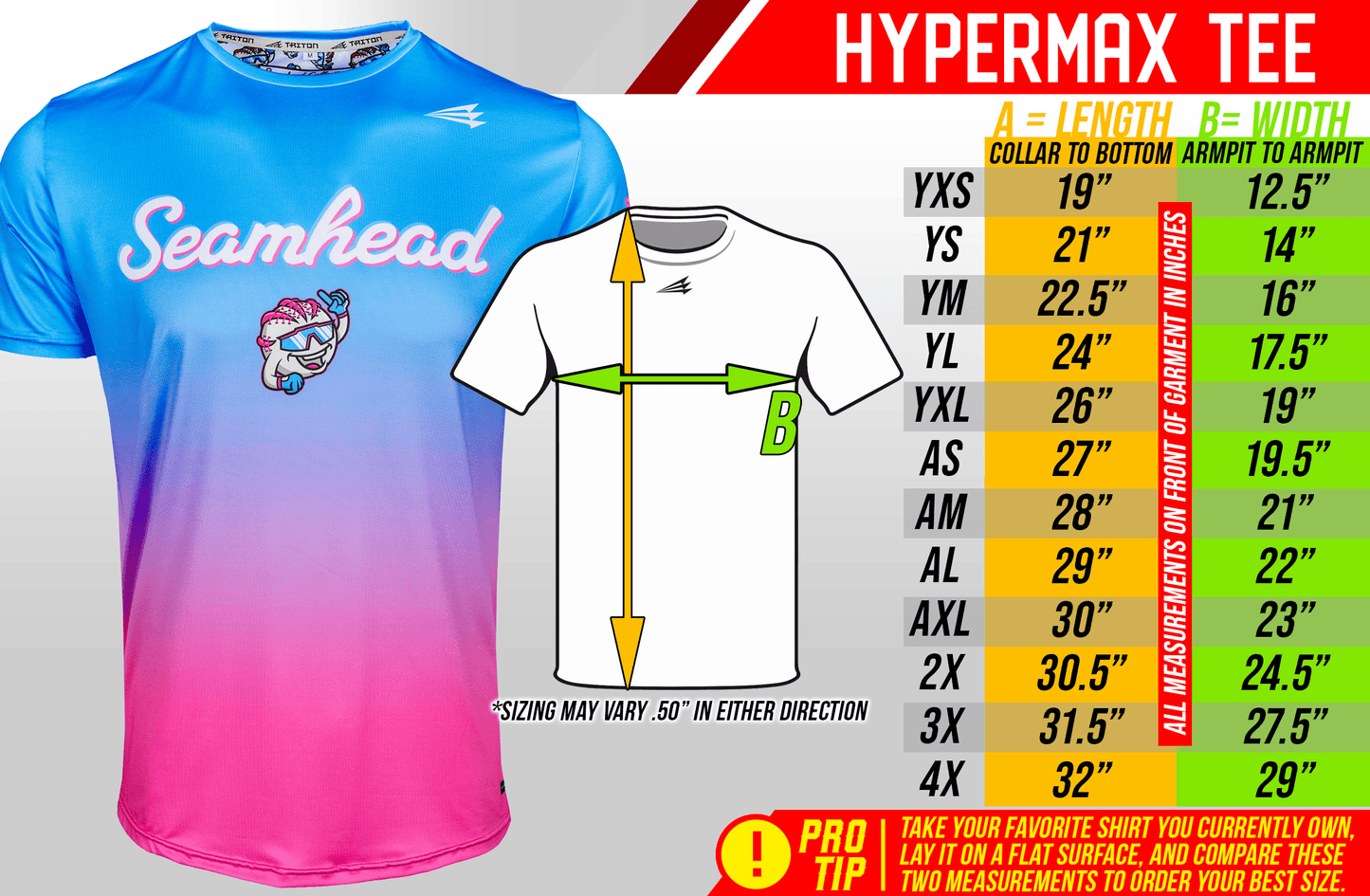 Seamhead HyperMAX T-Shirt (Pink Lemonade)