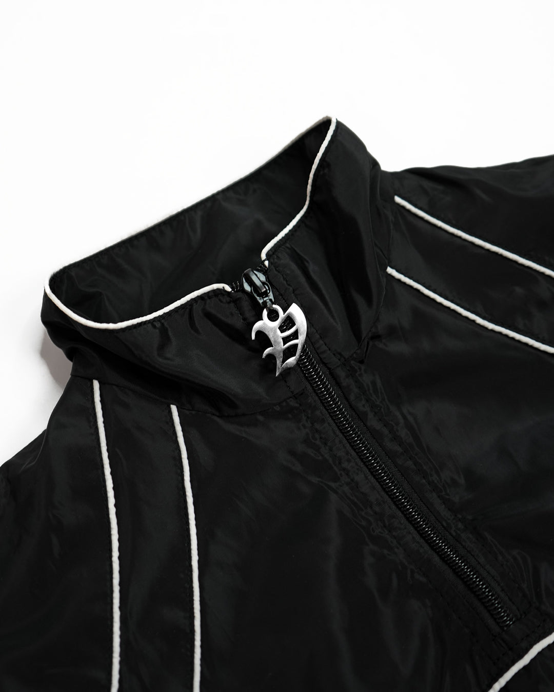 “RADIANT AURA” NYLON TRACK JACKET (NIGHT PULSE)