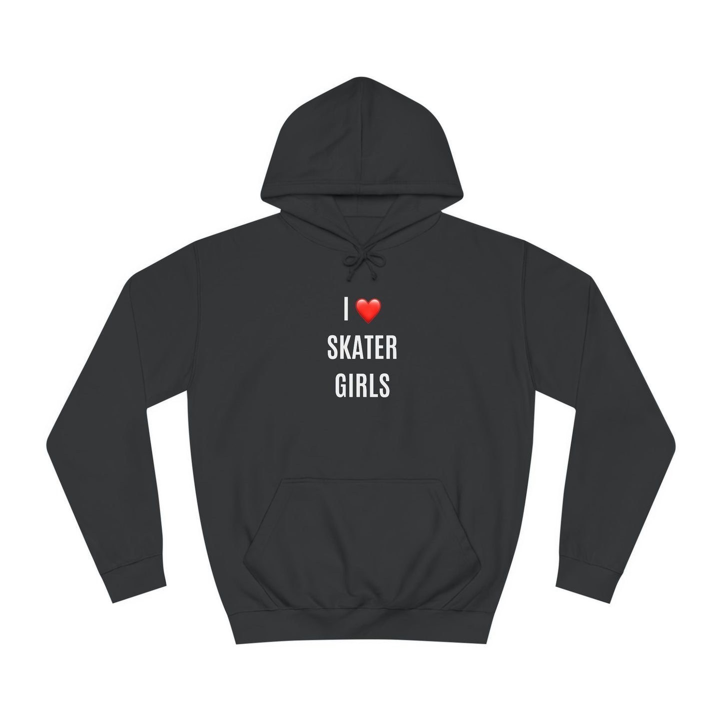 I Love Skater Girls Unisex Hoodie