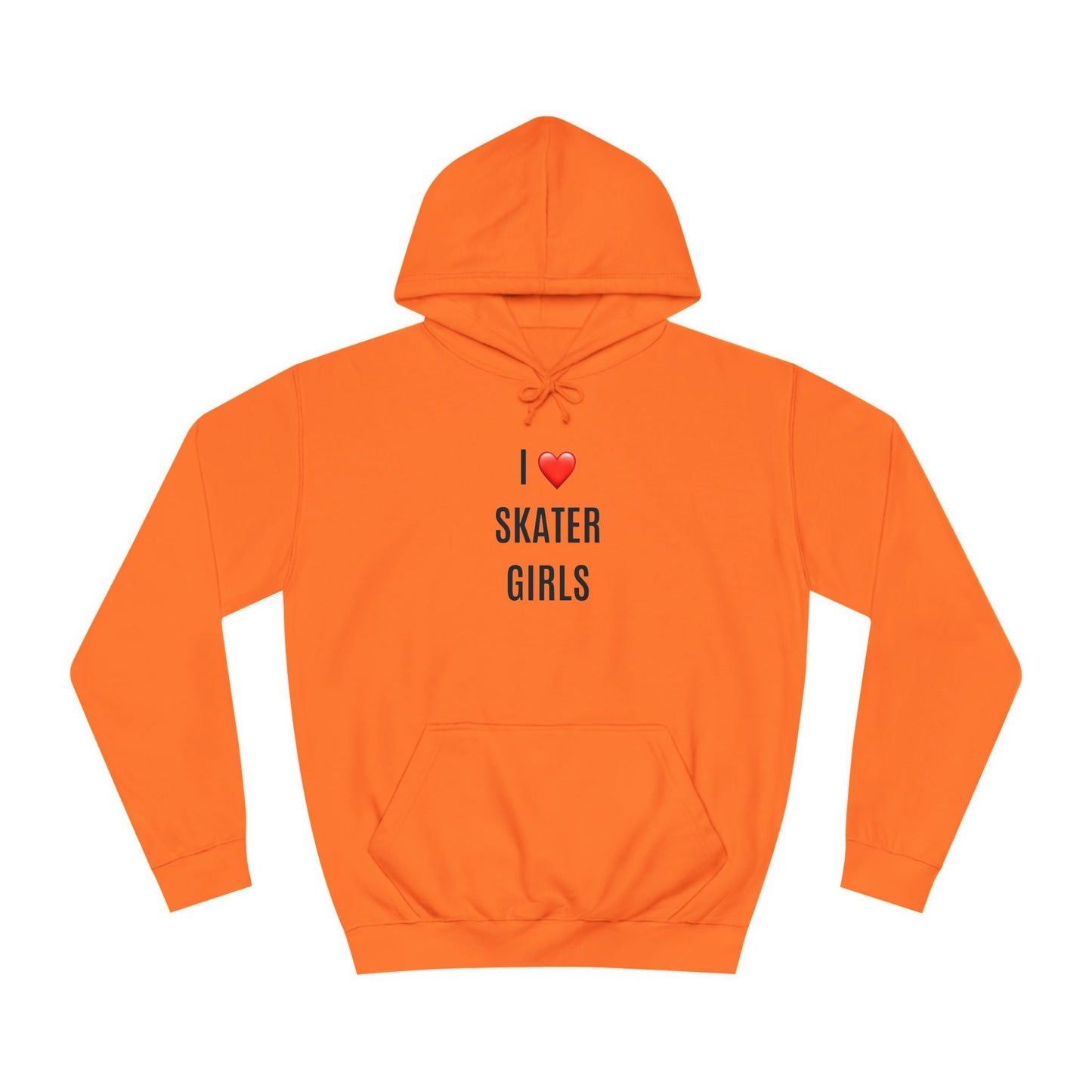 I Love Skater Girls Unisex Hoodie