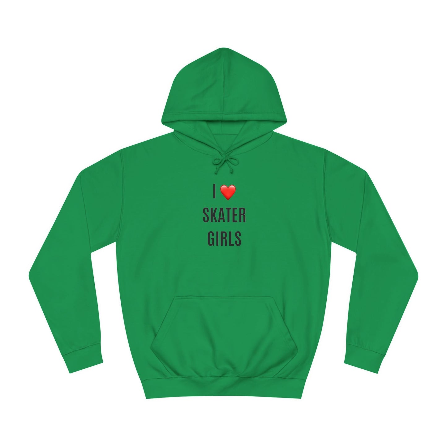 I Love Skater Girls Unisex Hoodie