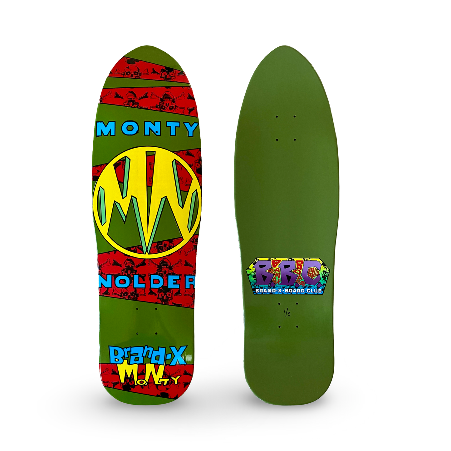 Monty Nolder BBC Limited Edition Deck 9.5"x32" HAND PAINTED (1 of 3)