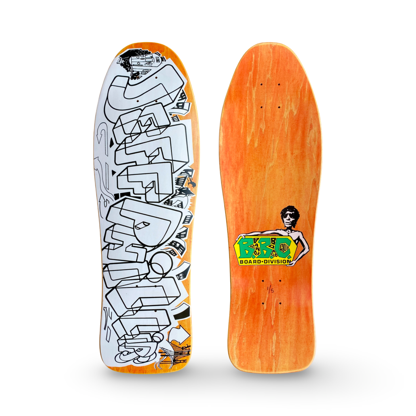 Jeff Phillips GRAFFITI Limited Edition, HAND PAINTED BBC Deck (1 of 5)