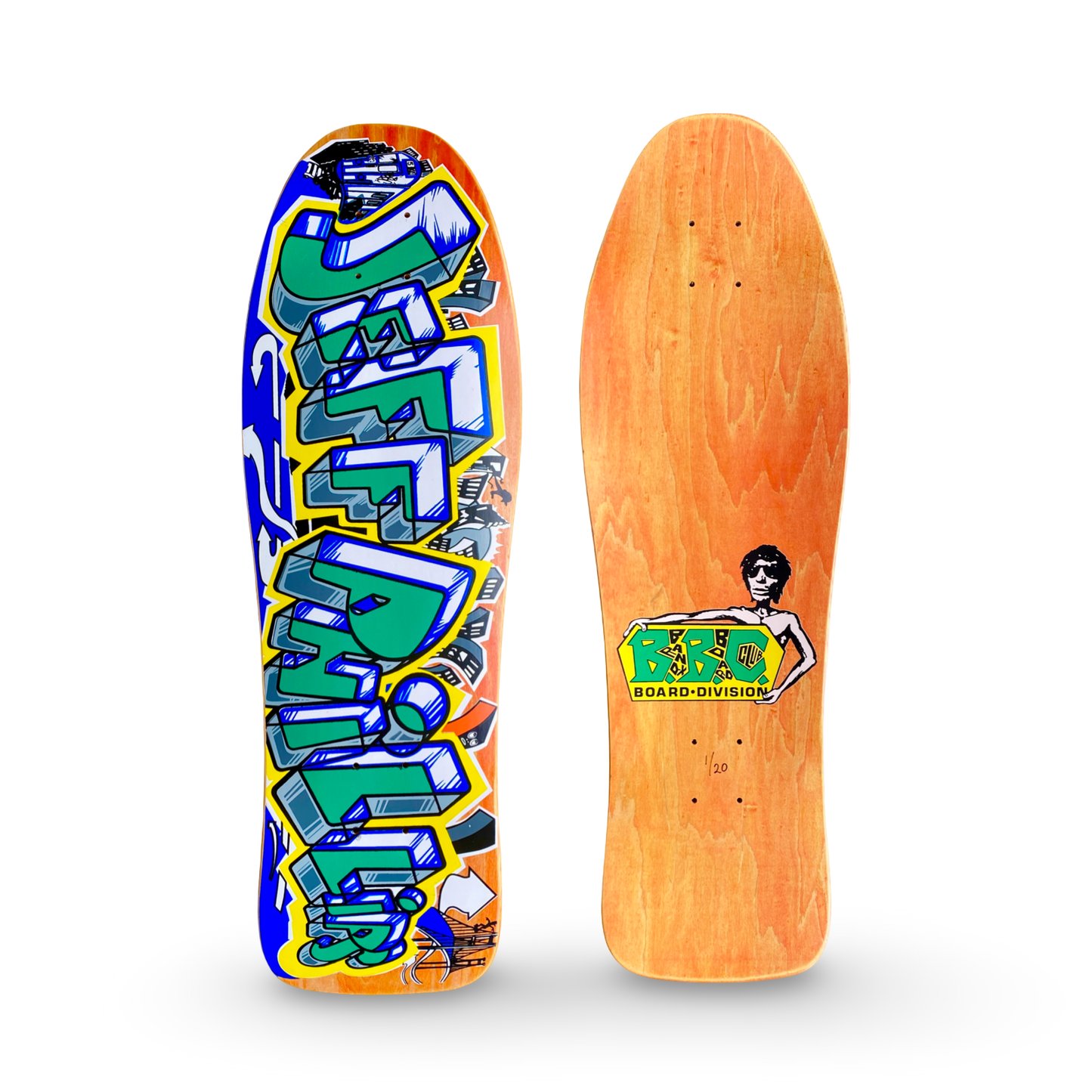 Jeff Phillips GRAFFITI Limited Edition, HAND PAINTED BBC Deck (1 of 20)