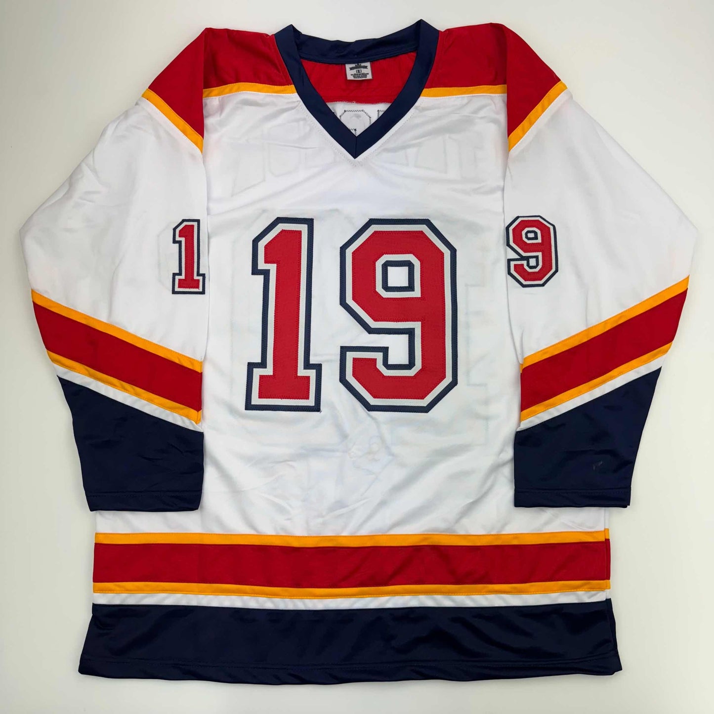 Autographed/Signed Matthew Tkachuk Florida White Retro Hockey Jersey JSA COA