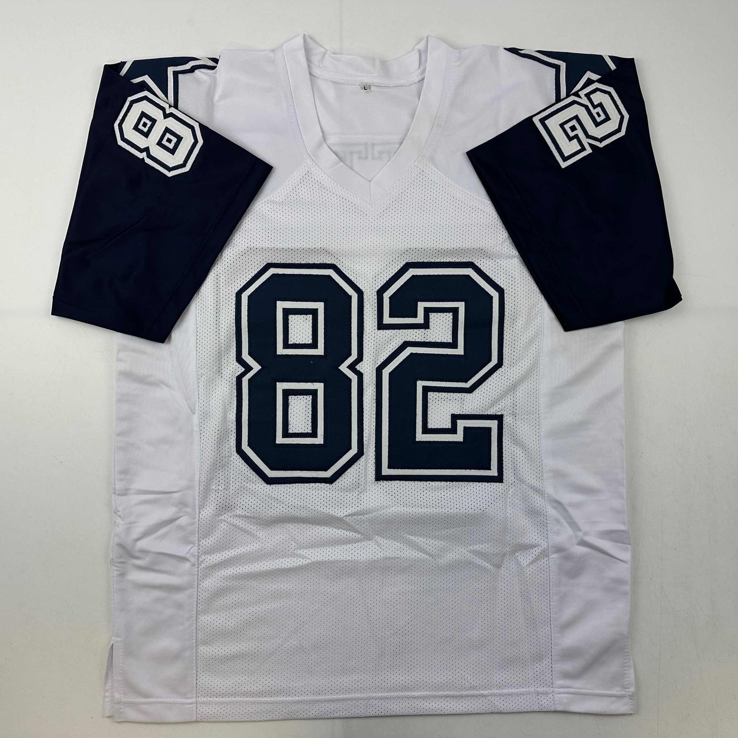 Autographed/Signed Jason Witten Dallas White Color Rush Football Jersey Beckett BAS COA