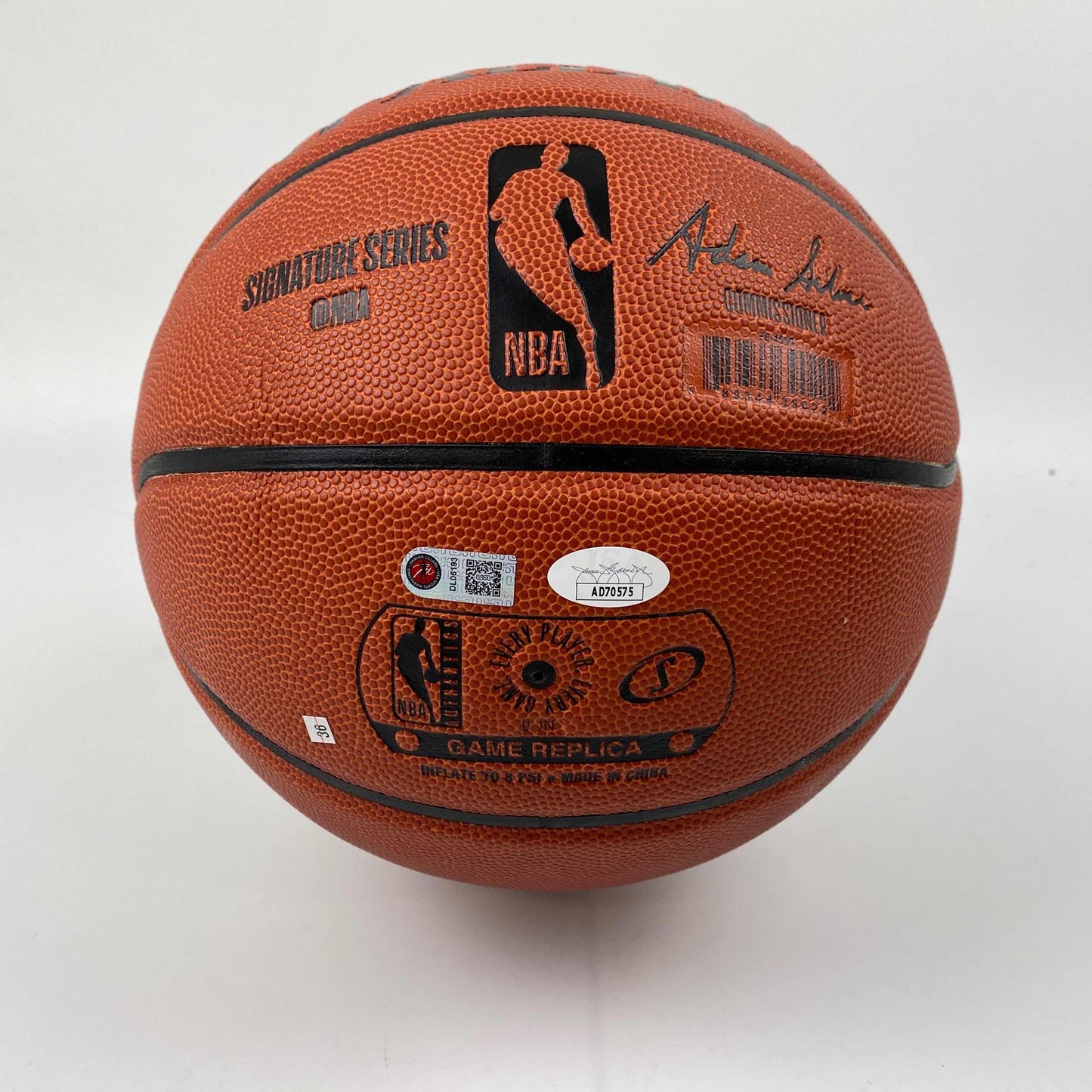 Autographed/Signed Damian Lillard Portland Trail Blazers Spalding Full Size Basketball JSA COA