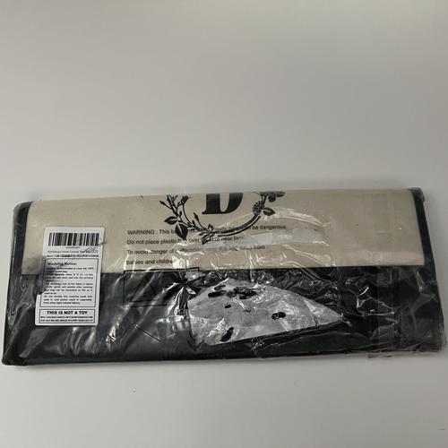 Personalized Initial Jute/Canvas Beach Bag, Monogrammed Gift Tote Bag for Women