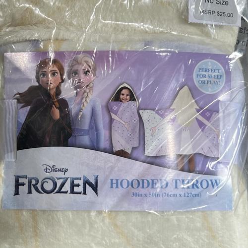 Disney Frozen Hooded Throw Bedding 30" x 50" (76cm x 127cm)