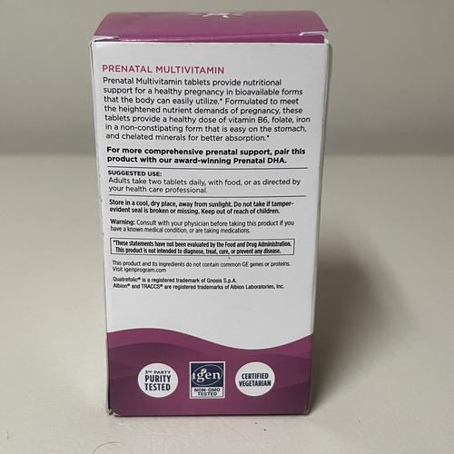 Nordic Naturals Prenatal Multivitamin 60 Tablets, Brand New In Box Exp 01/25