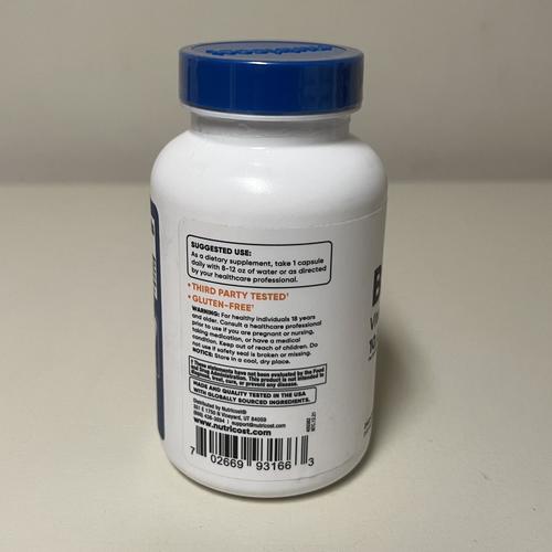 Nutricost Biotin (Vitamin B7) Supplement 10 000mcg (10mg) 240 Capsules EXP 11/25