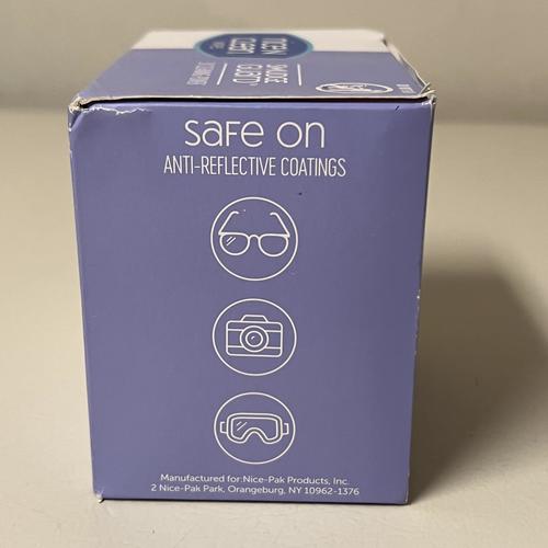 Nice 'n Clean SmudgeGuard Lens Cleaning Wipes (100 Total Wipes) | Pre-Moistened