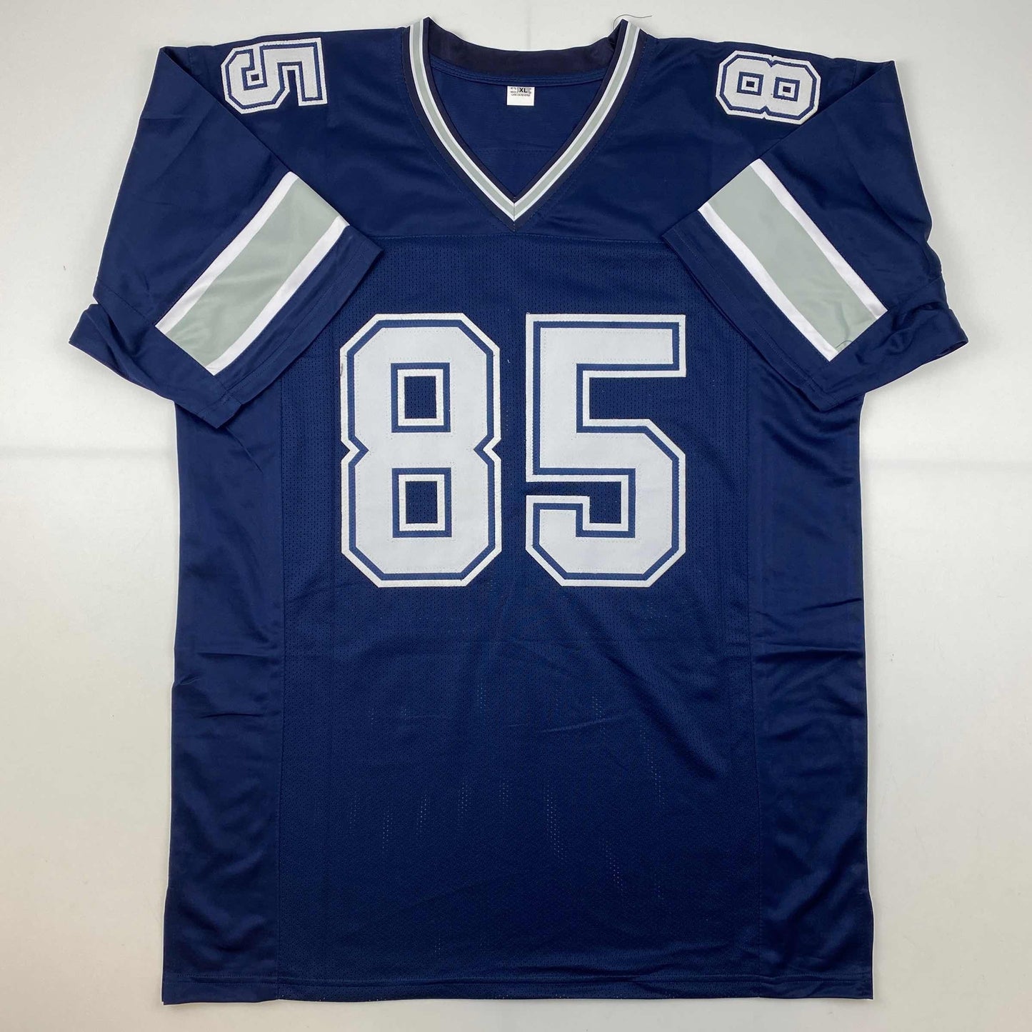 Autographed/Signed Noah Brown Dallas Blue Football Jersey JSA COA