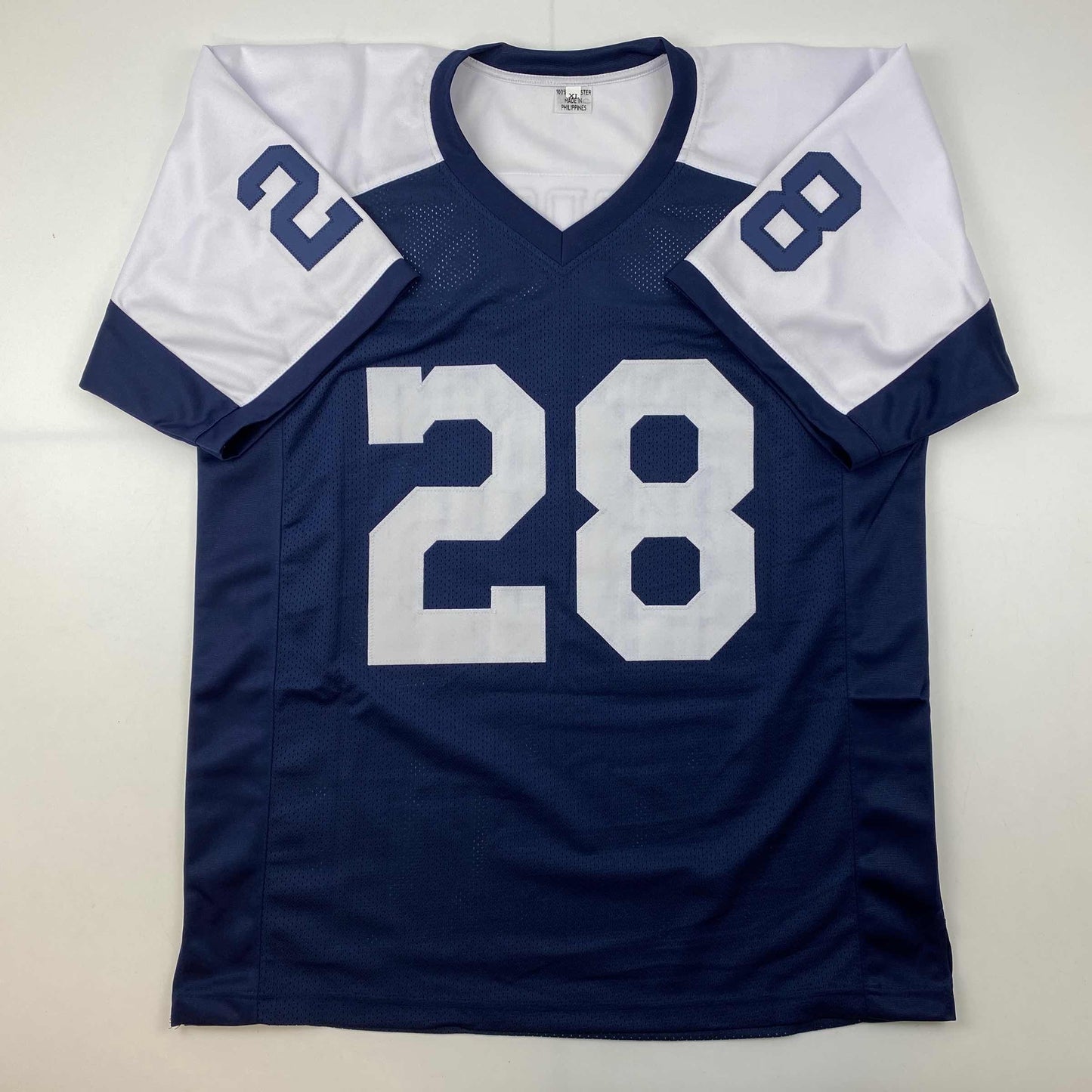 Autographed/Signed Darren Woodson Dallas Thanksgiving Day Football Jersey JSA COA
