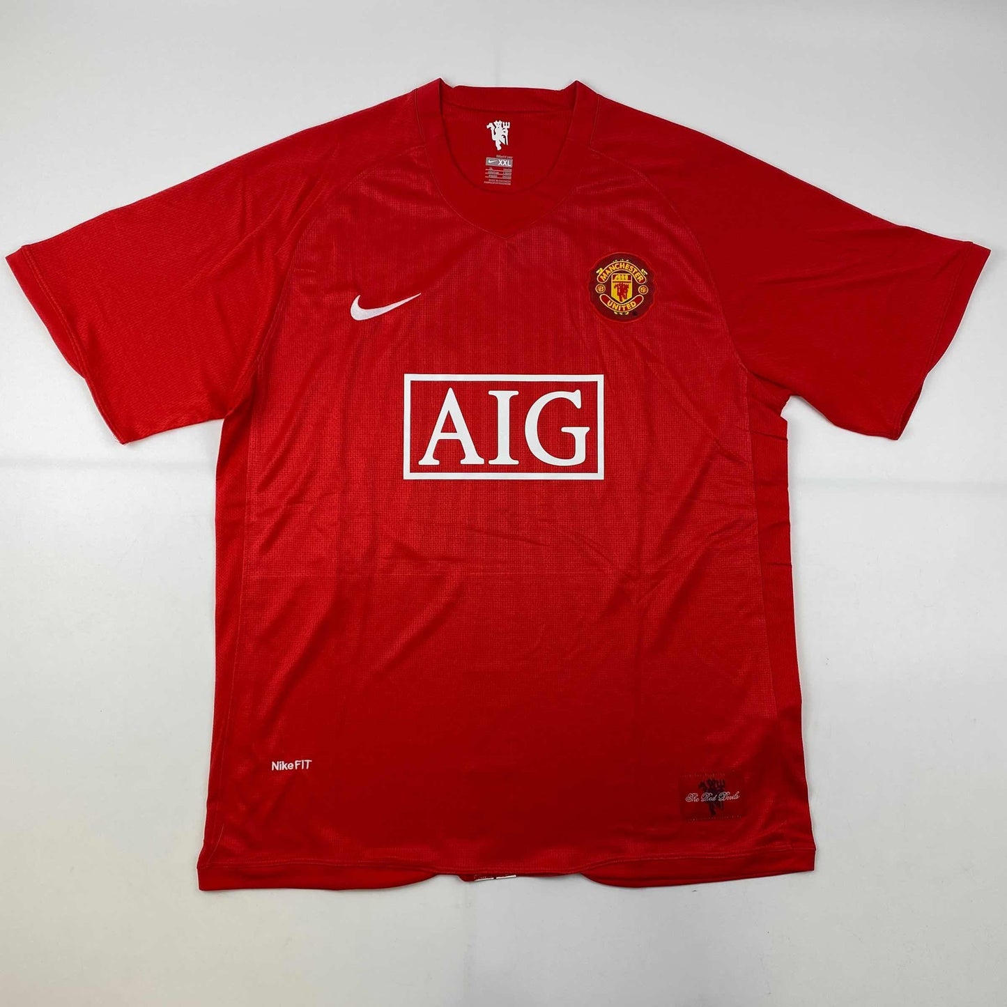 Autographed/Signed Wayne Rooney Manchester United Red 2008 Champions League Final Soccer Jersey Beckett BAS COA