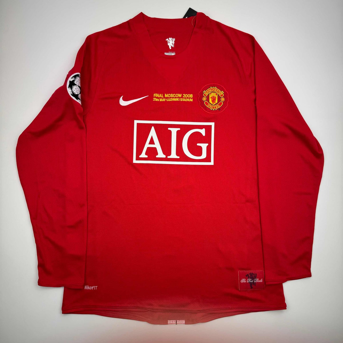 Autographed/Signed Cristiano Ronaldo Manchester United Red Soccer Jersey Beckett BAS COA
