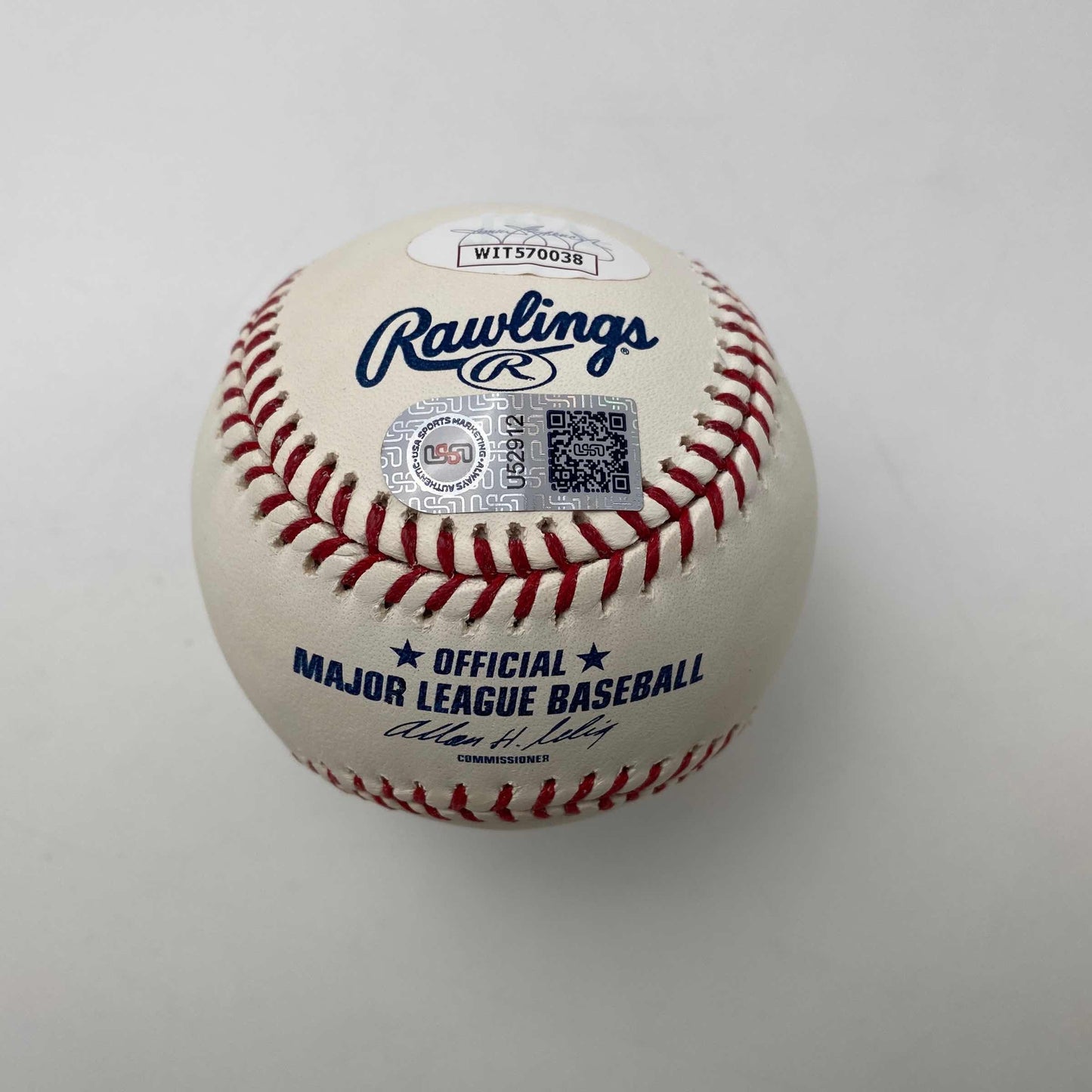 Autographed/Signed Jose Altuve 2011 Futures Game Rawlings Official Major League Baseball ROML JSA COA Auto