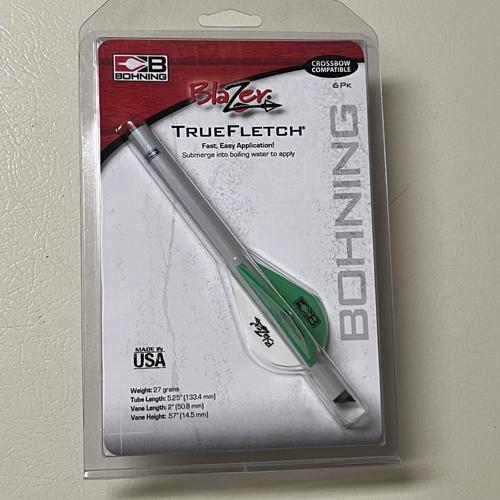 Bohning Blazer Quickfletch (6-Pack), Neon Green,White