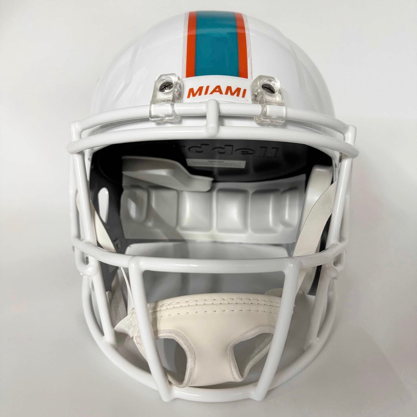 Autographed/Signed Tyreek Hill Miami Dolphins Full Size FS F/S Replica Football Helmet Beckett BAS COA