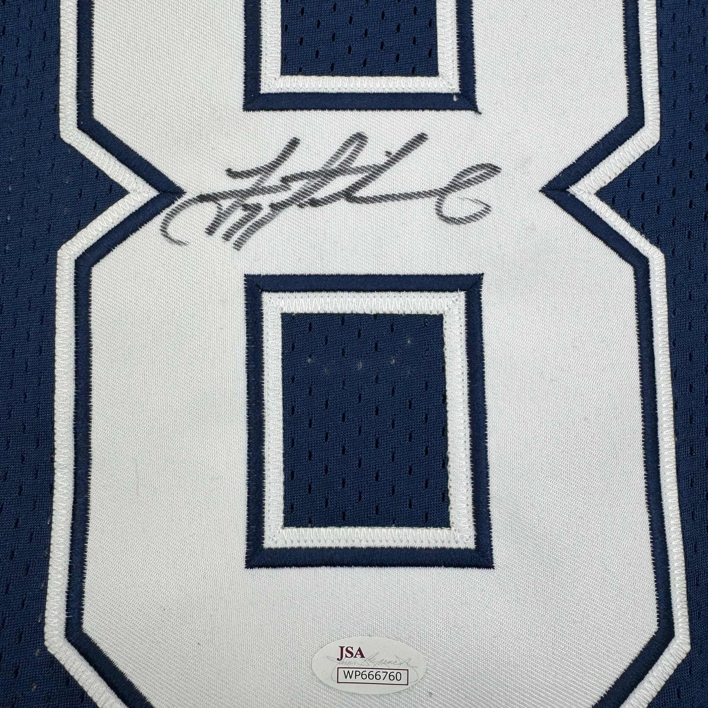 Autographed/Signed Troy Aikman Dallas Football Jersey JSA COA