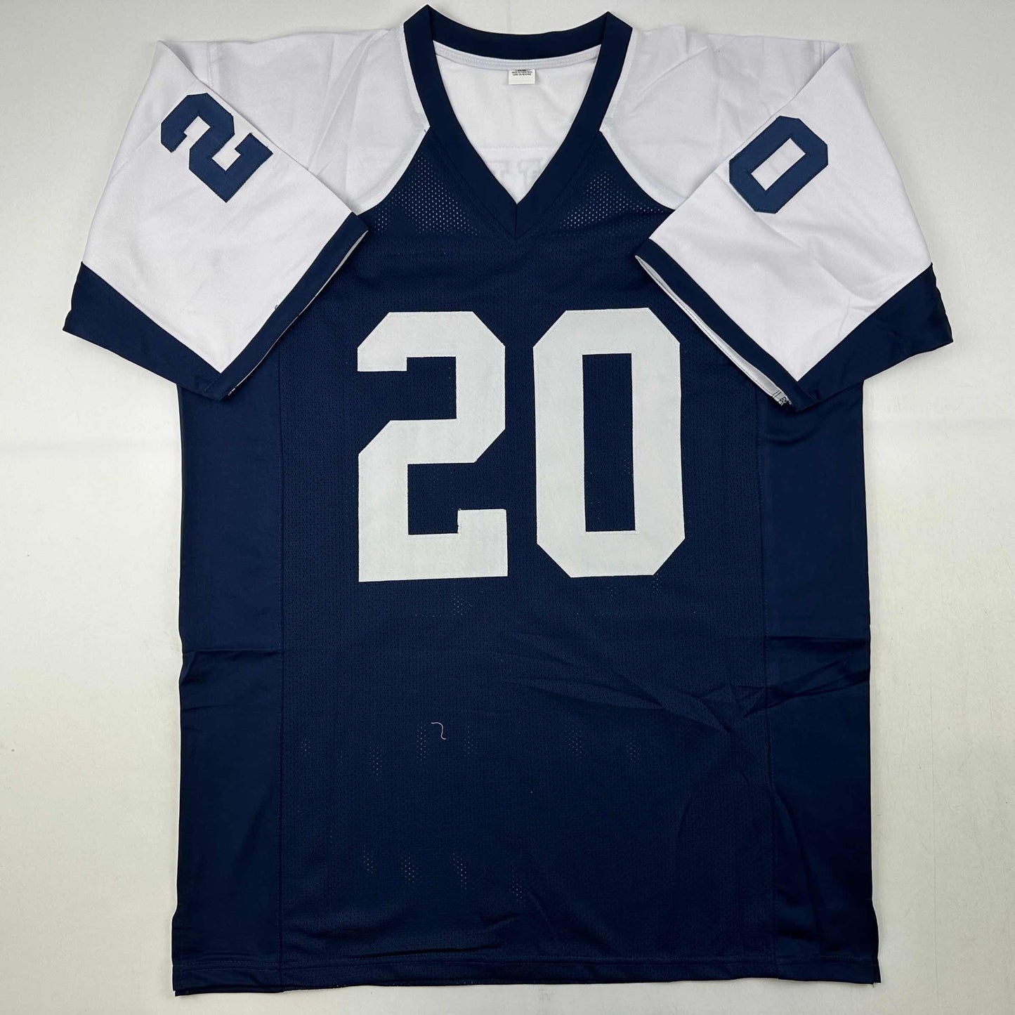 Autographed/Signed Mel Renfro HOF 96 Dallas Thanksgiving Day Football Jersey JSA COA