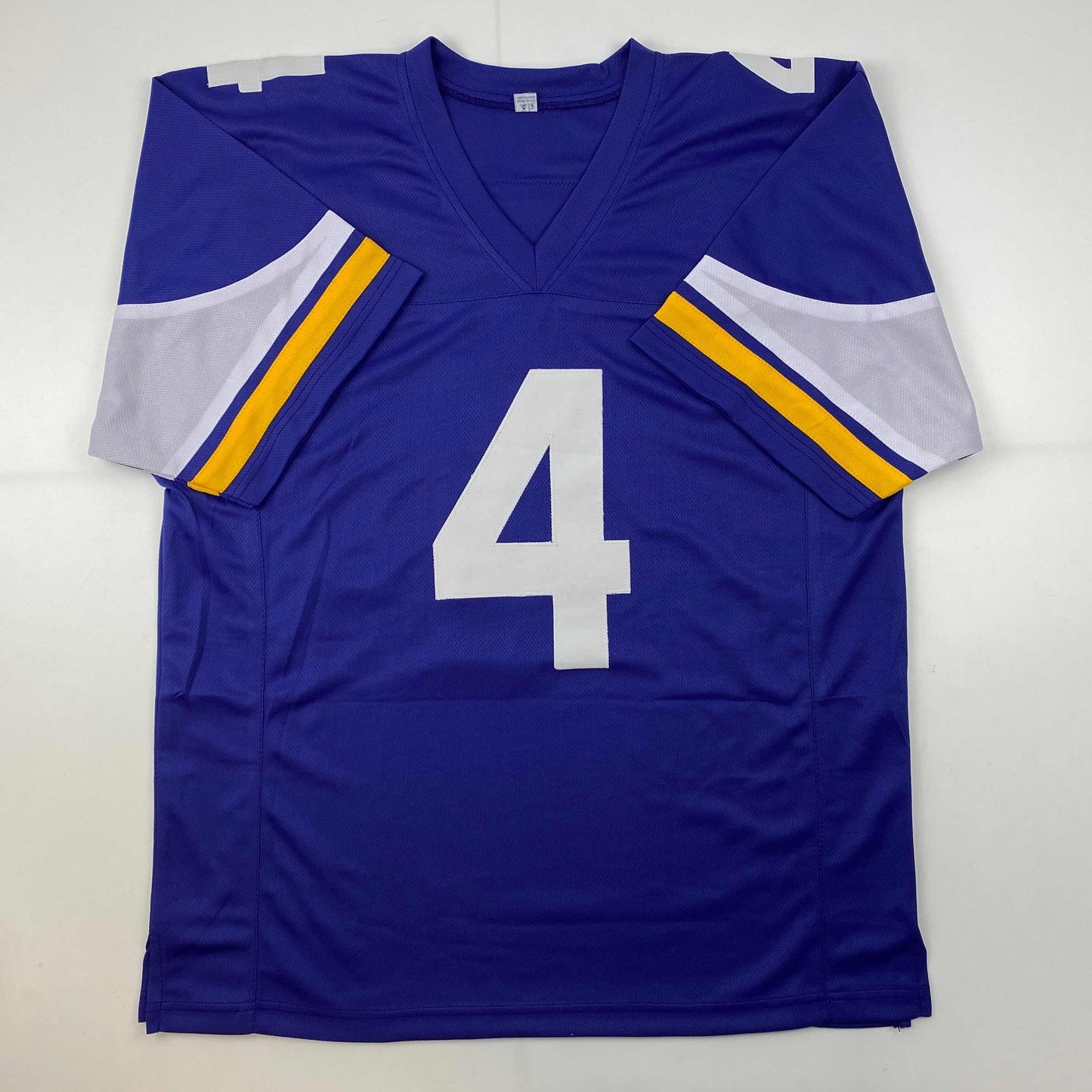 Autographed/Signed Dalvin Cook #4 Minnesota Purple Football Jersey Beckett BAS COA