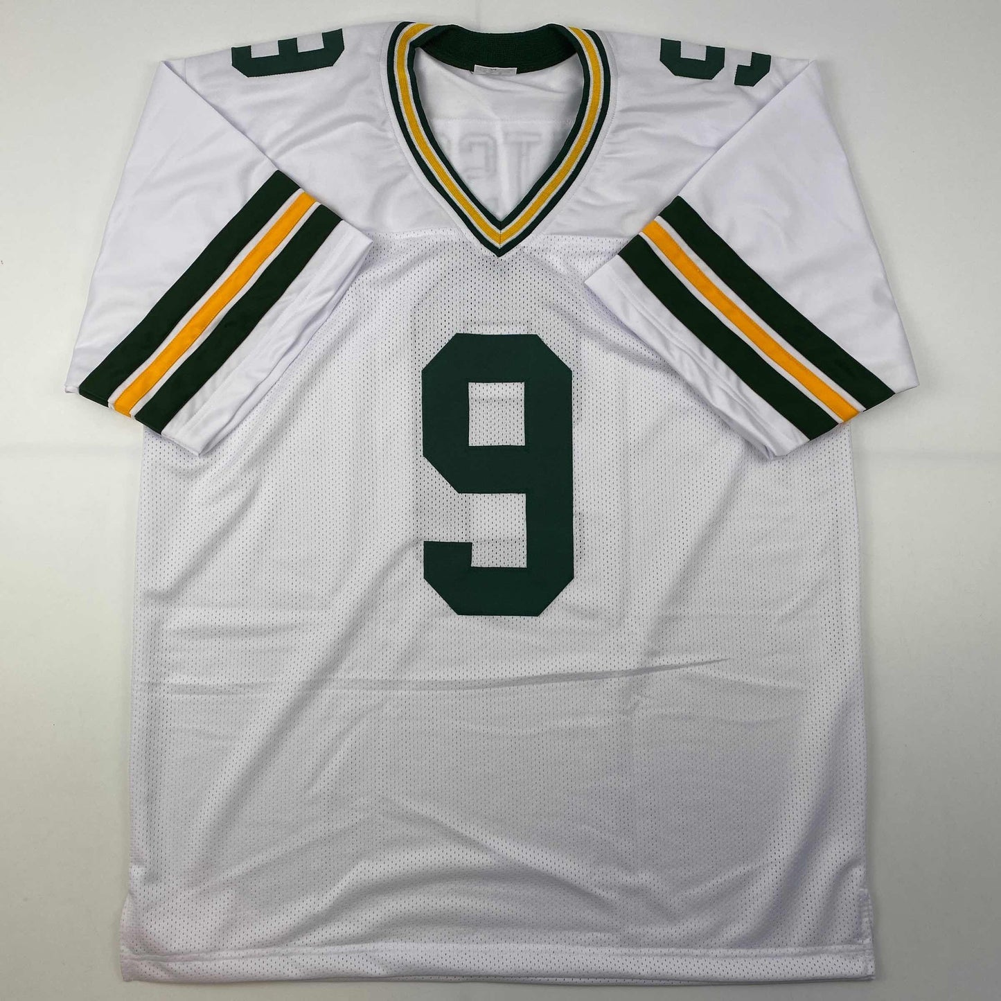 Autographed/Signed Christian Watson Green Bay White Football Jersey Beckett BAS COA