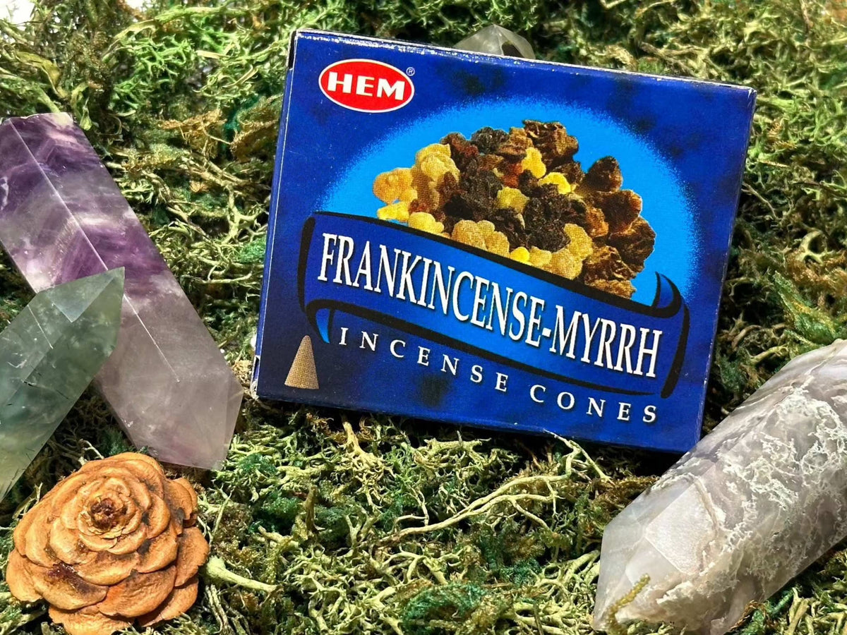 Incense Cones - Frankincense Myrrh