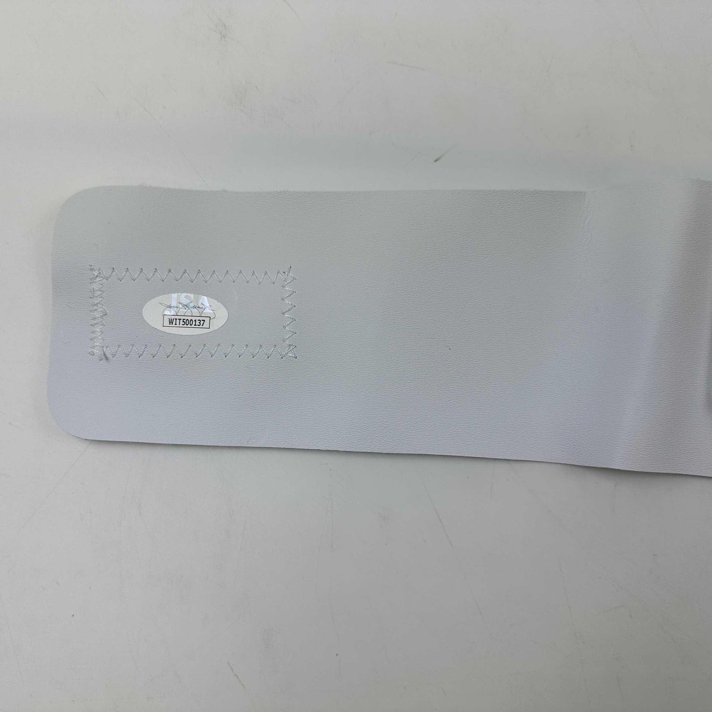 Autographed/Signed Kane White Toy Replica WWE Wrestling Championship Title Belt JSA COA