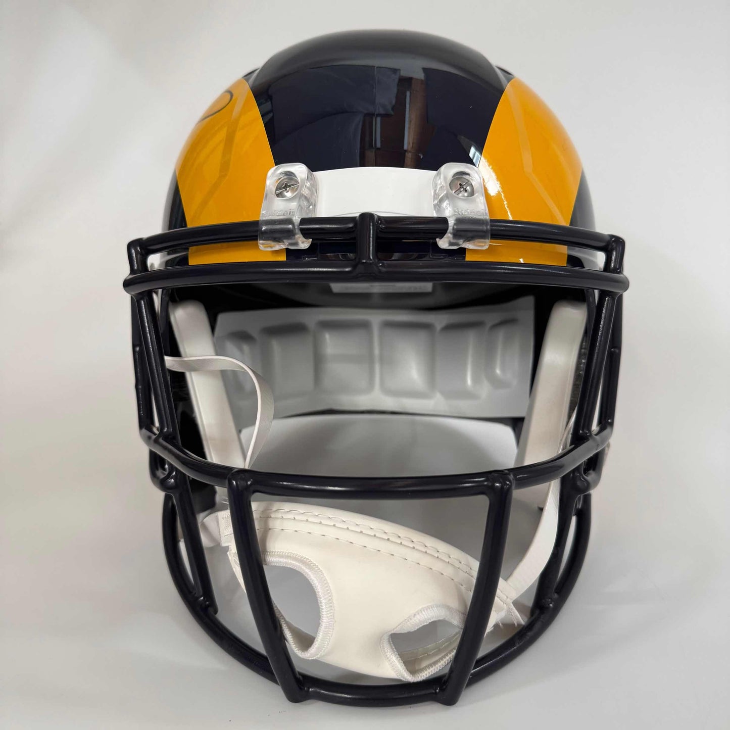 Autographed/Signed Aaron Donald "DROY 2014" Los Angeles Rams Eclipse Full Size F/S Football Helmet JSA COA